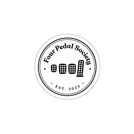 Four Pedal Society Die-Cut Sticker