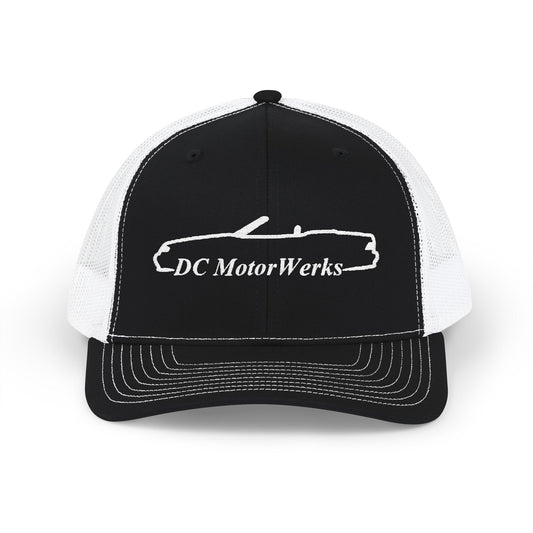 DC MotorWerks Embroidered Snapback Trucker Cap