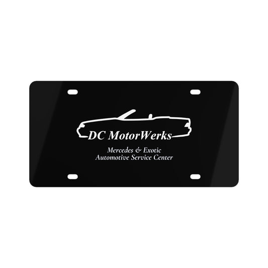 DC MotorWerks License Plate
