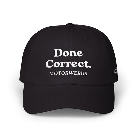 Done Correct. Dad Hat